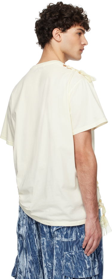 Tričko Collina Strada Collina Strada Katina Lace T-Shirt Béžová | XX3386, 2