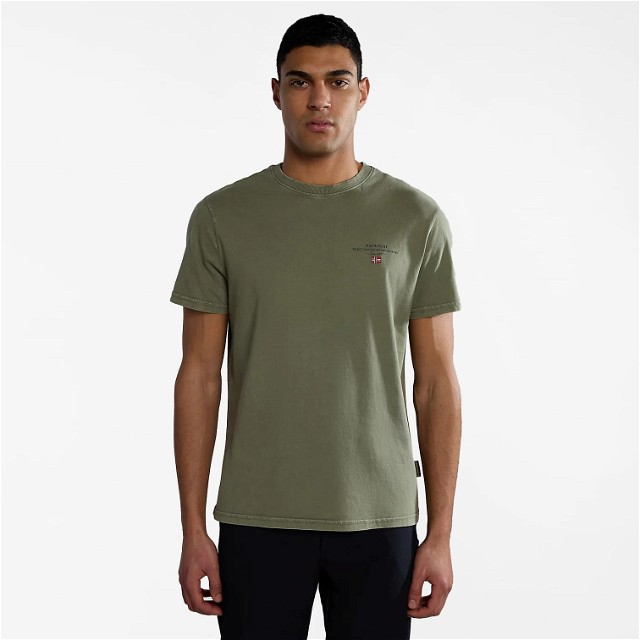 T-Shirt Selbas T-Shirt Green Lichen