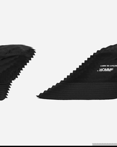 Klobúk Comme des Garçons COMME des GARÇONS HOMME Logo Bucket Hat Čierna | HO-K602-051 001, 2