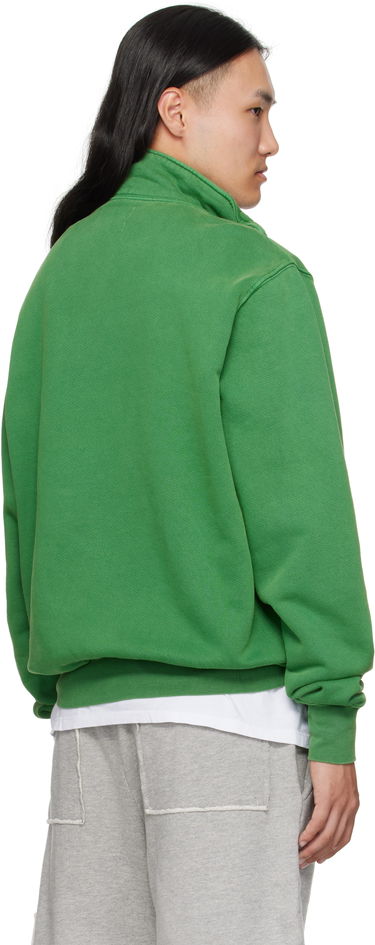 Mikina LES TIEN Les Tien Heavyweight Banded Yacht Sweatshirt Zelené | CF-1114-PD, 2