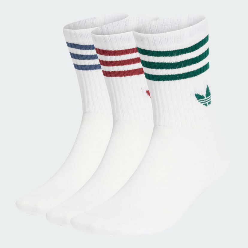 Ponožky adidas Performance 3-Stripes Crew Socks 3-Pack Rôznofarebný | KT1690