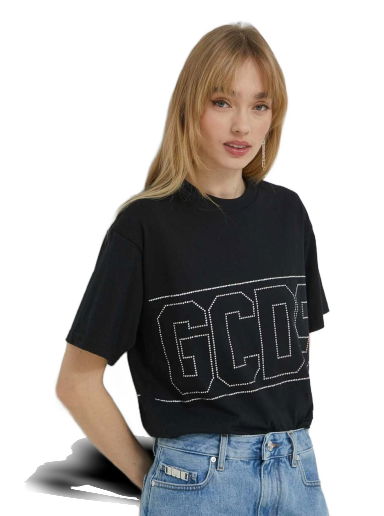 Tričko GCDS Cotton Tee Čierna | SS23W130105