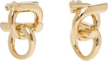 Náušnice FERRAGAMO Ferragamo Gancini Earrings Metalická | 780397, 1