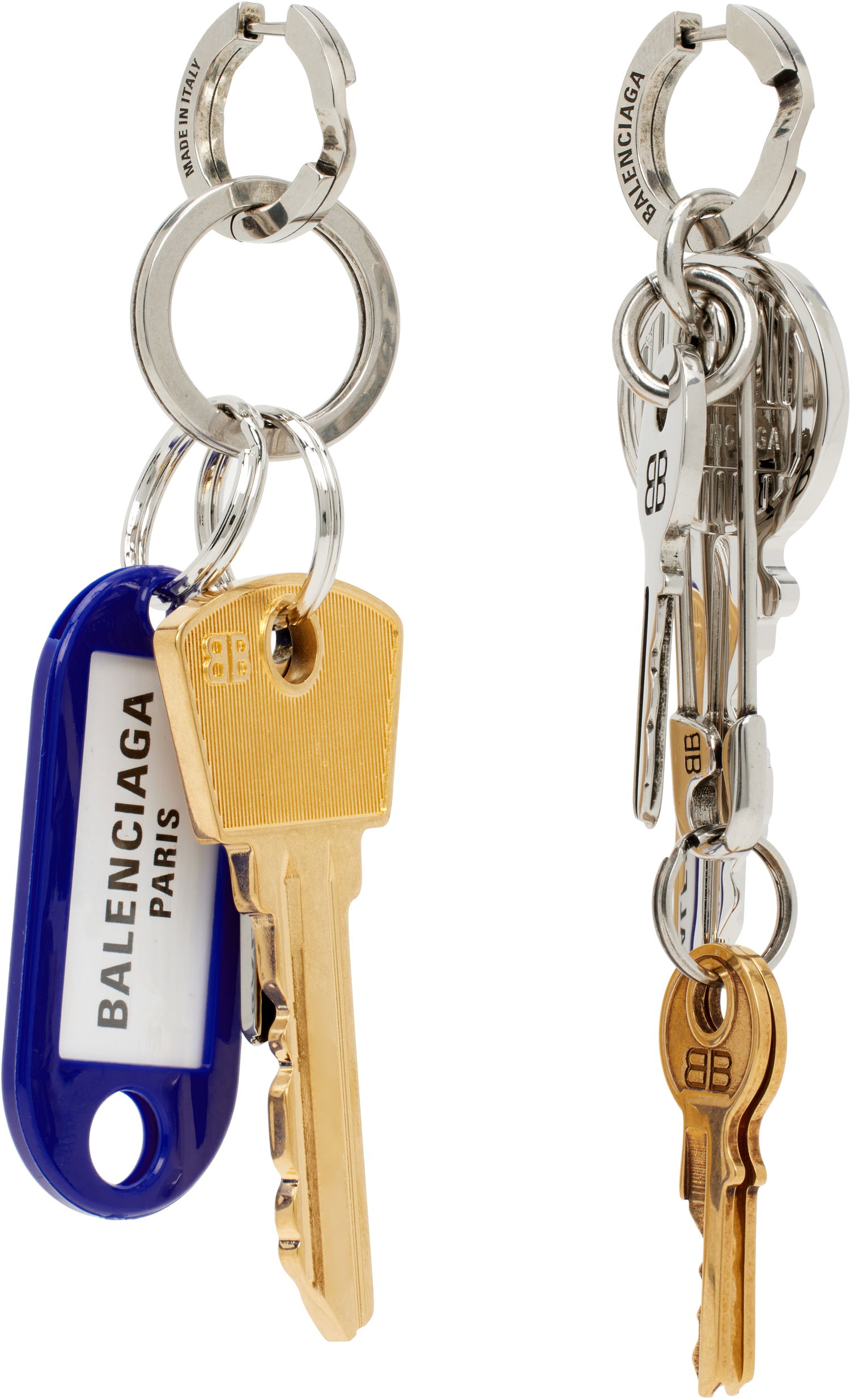 Kľúčenka Balenciaga Balenciaga Old School Key Earrings undefined | 805337 TZMMS, 1
