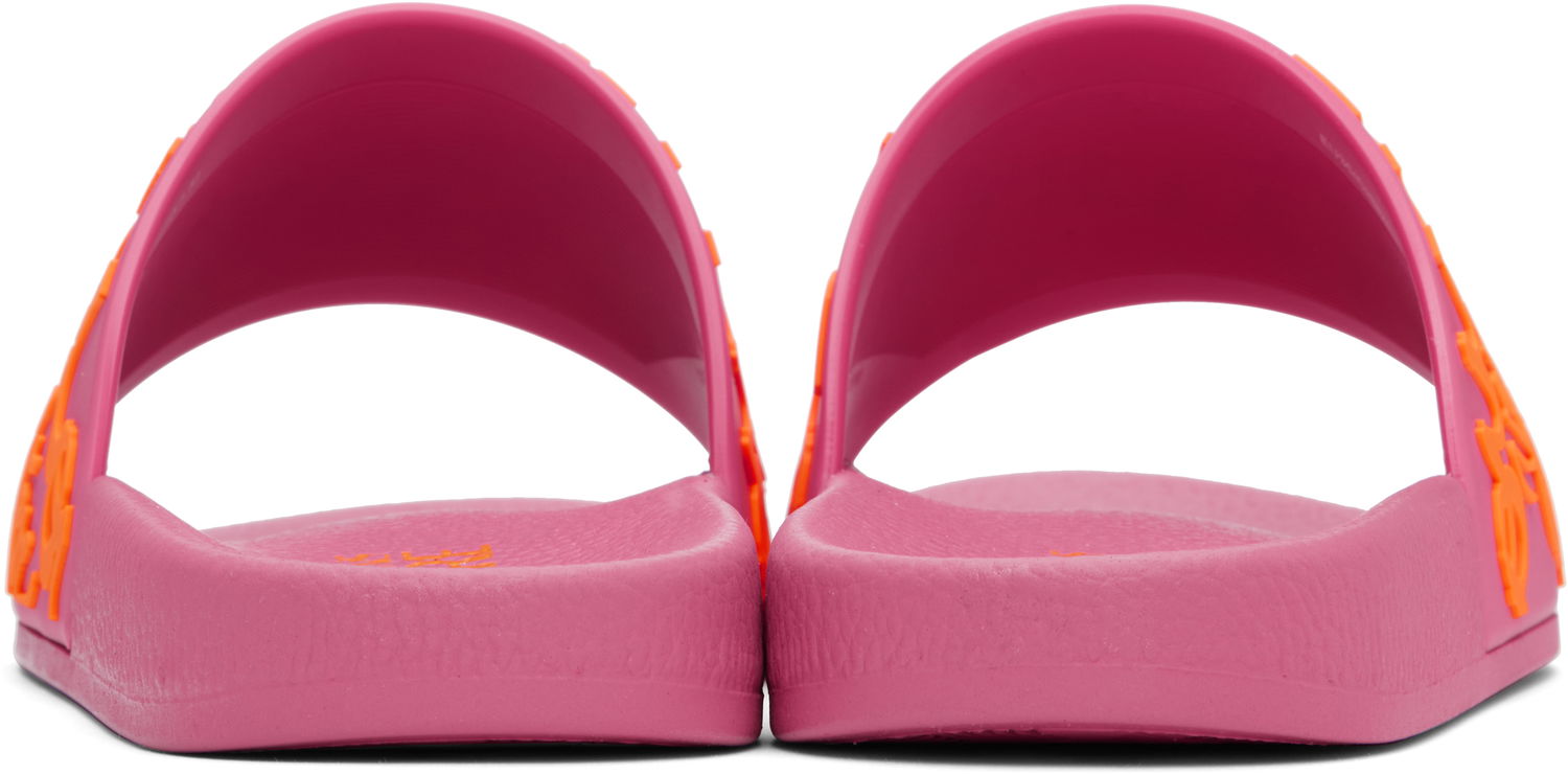 Plavky Versace Versace Jeans Couture Logo Shelly Pool Slides Ružová | E78VA3SQ1_E71352, 1