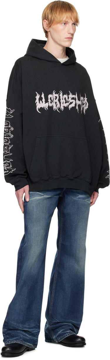 Mikina 032C Oversized Hoodie "Faithless" Čierna | S25-URC-0631-050, 3