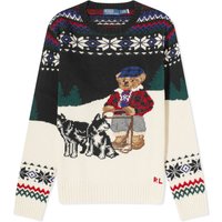 Sveter Polo by Ralph Lauren Polo Ralph Lauren Dog Sled Bear Crew Knit Snowflake Combo Biela | 710919624001, 1