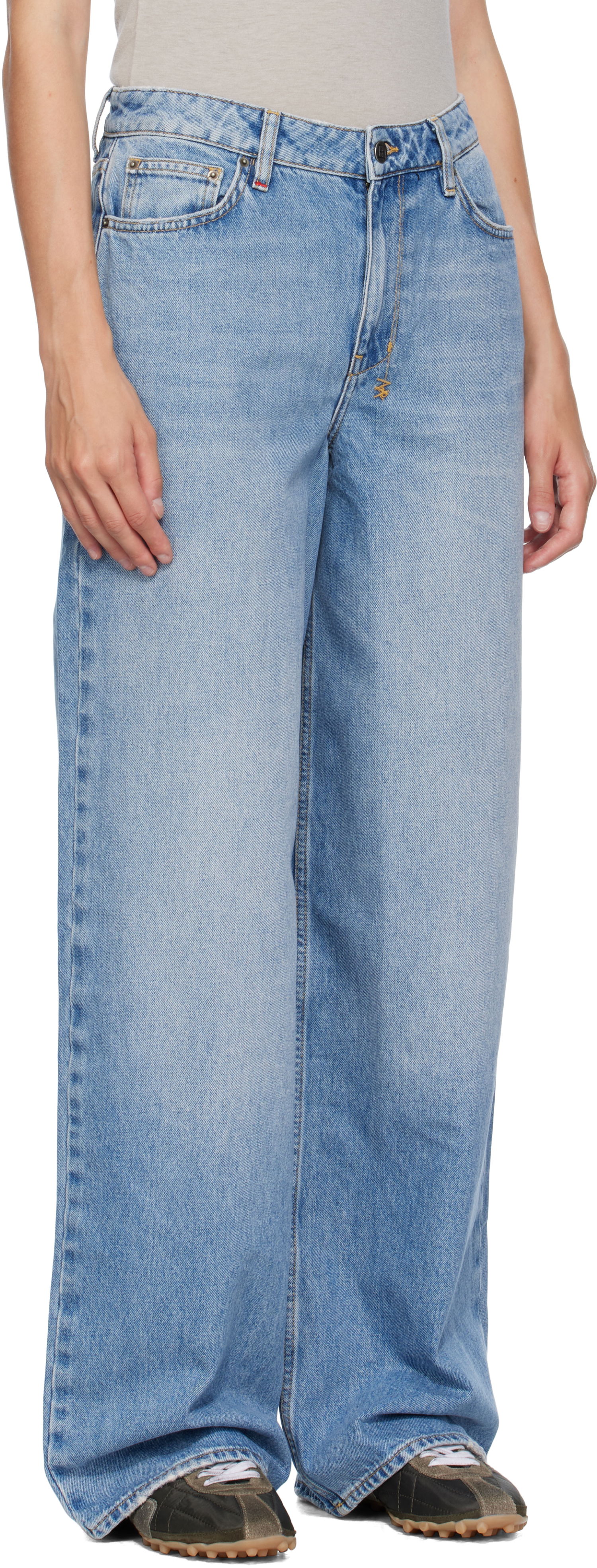 Džínsy Ksubi Baggy Horizon Jeans Modrá | WFA25DJ013, 1