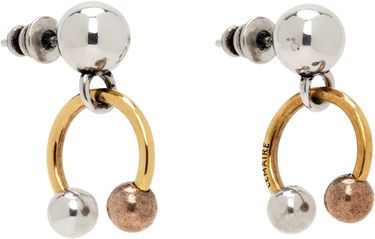 Náušnice LEMAIRE Lemaire Rattle Drop Earrings Metalická | JW0074 LO036, 4