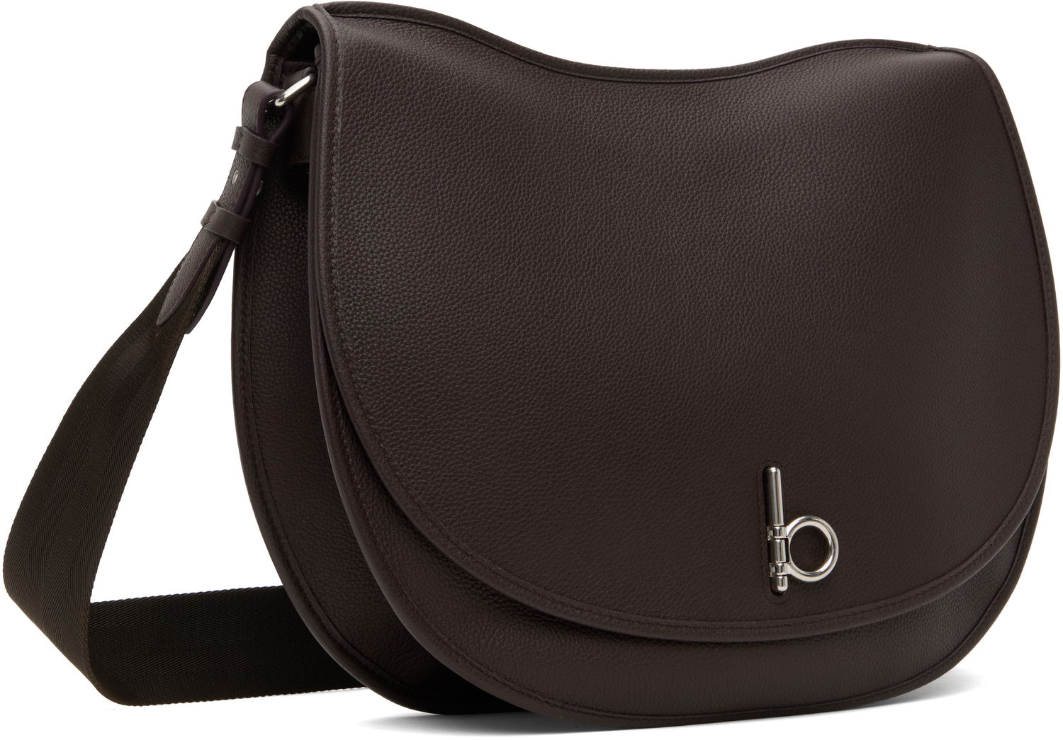 Taška cez rameno Burberry Burberry Medium Messenger Bag Hnedá | 8105203, 1