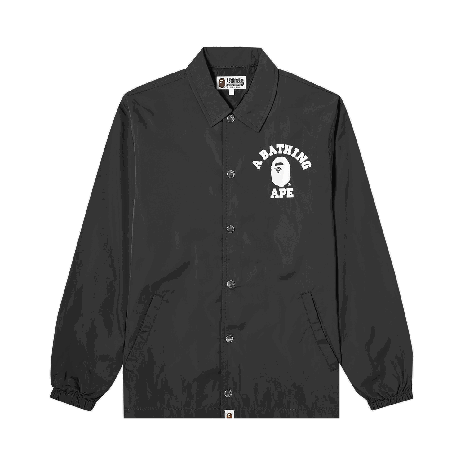 Bunda BAPE College Coach Jacket Čierna | 1G30 140 015 BLACK, 0