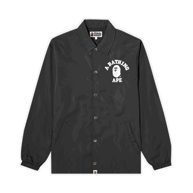 Bunda BAPE College Coach Jacket Čierna | 1G30 140 015 BLACK, 0