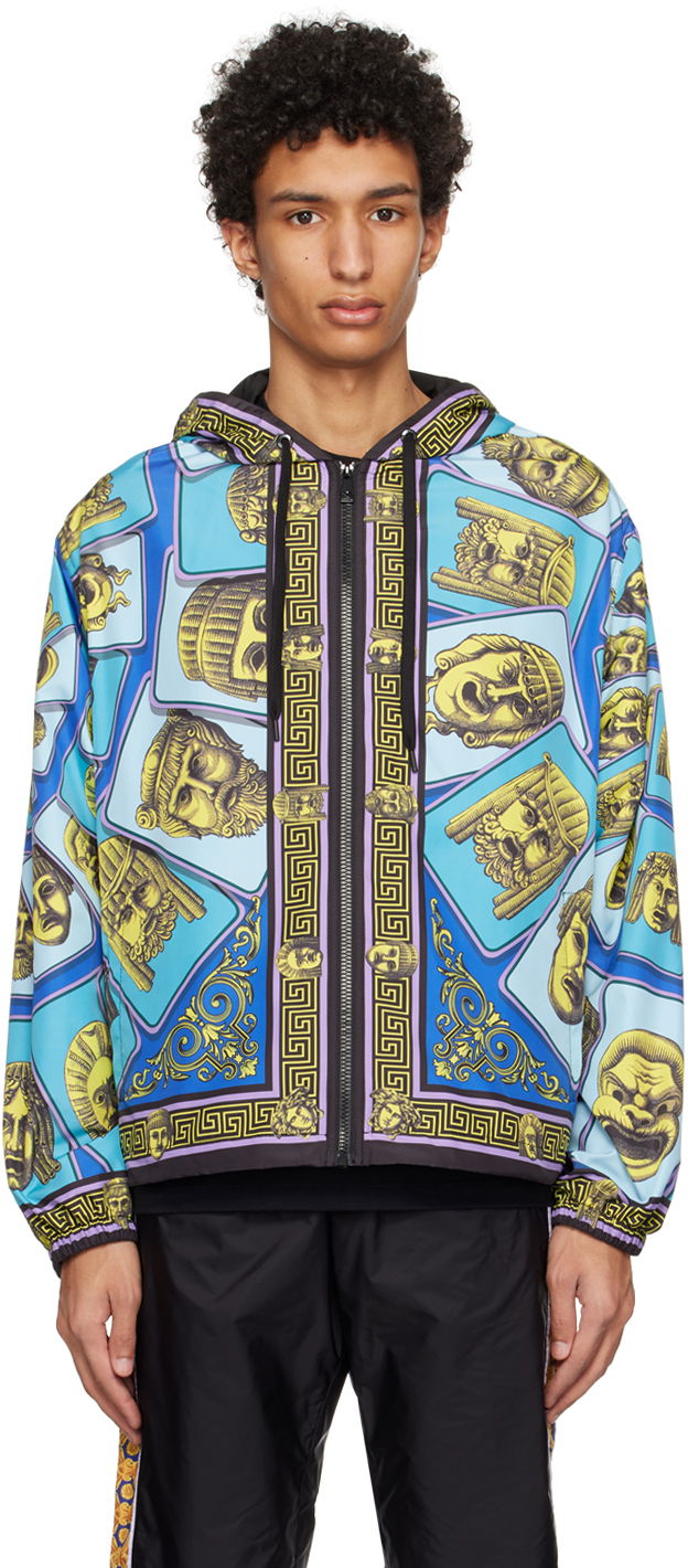 Bunda Versace 'Le Maschere' Track Modrá | 1008037 1A06913, 0