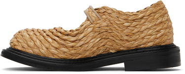 Starostlivosť o obuv Moschino Moschino Olivia Raffia Mary Jane Loafers Béžová | MA10624C1M MX0 10A, 2