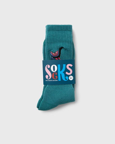 Ponožky By Parra Angry duck crew socks Zelené | 52466, 0