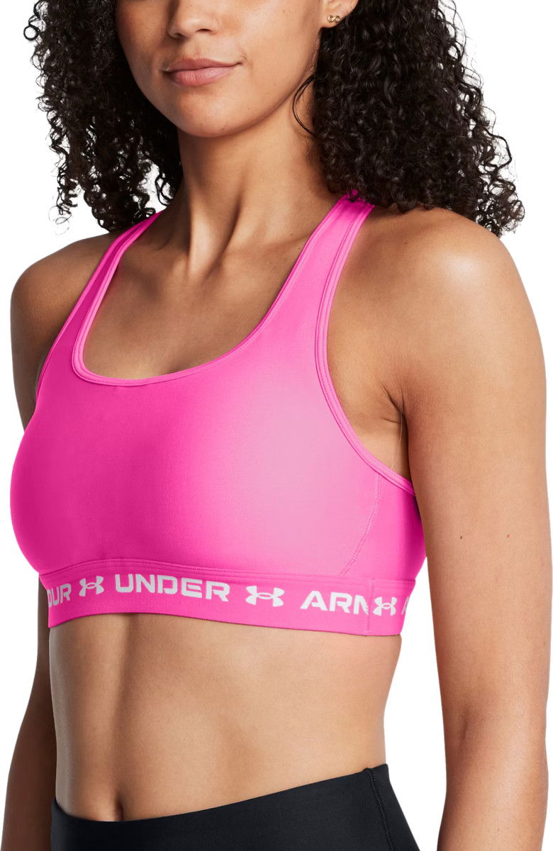 Podprsenka Under Armour Crossback Mid Bra Ružová | 1361034-656, 0