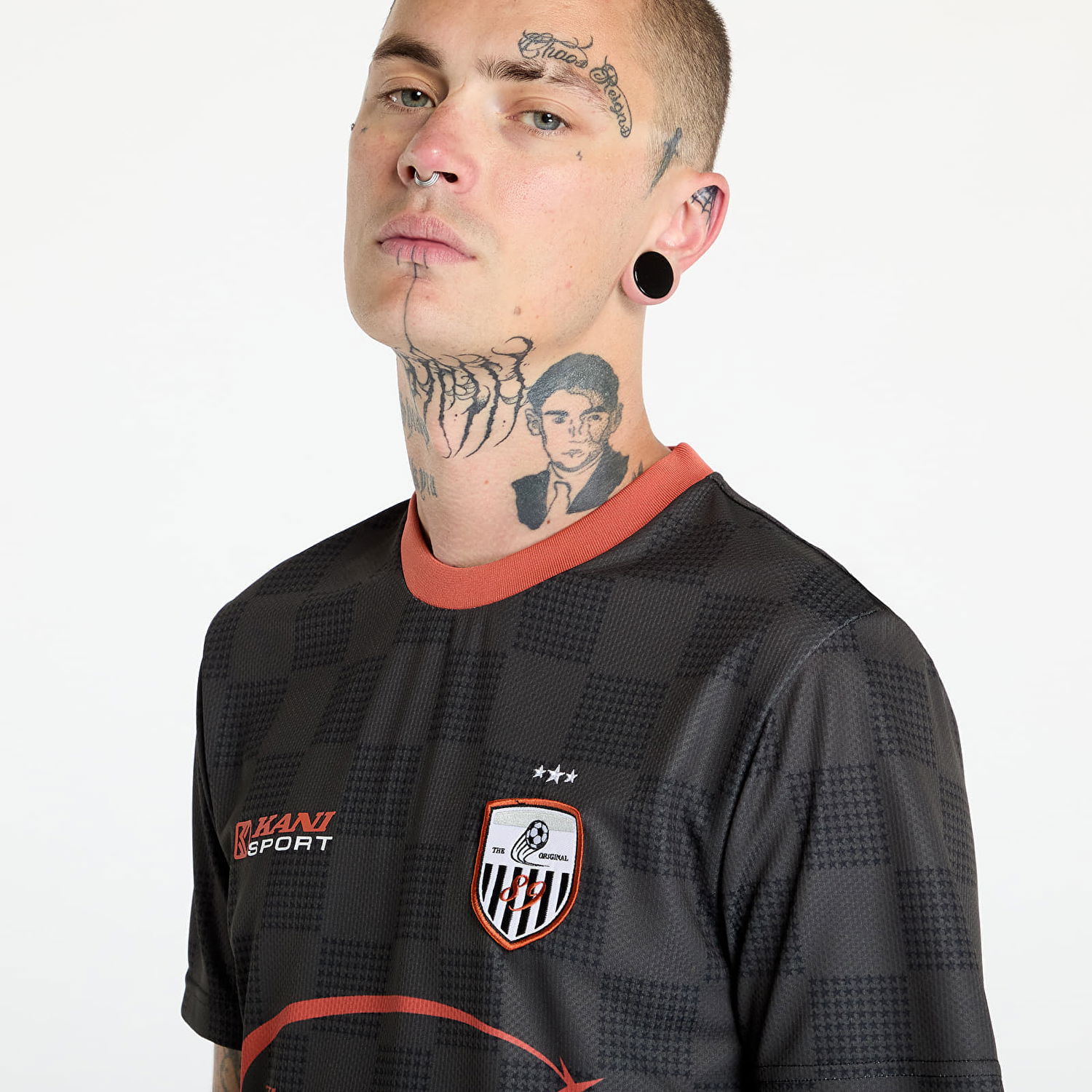 Tričko Karl Kani OG Sport Star Check Trikot Black/ Red Čierna | KU243-002-1, 1