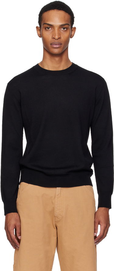 Sveter Maison Margiela MM6 Maison Margiela Elbow Patch Sweater Čierna | SH0HL0032 M13133, 0