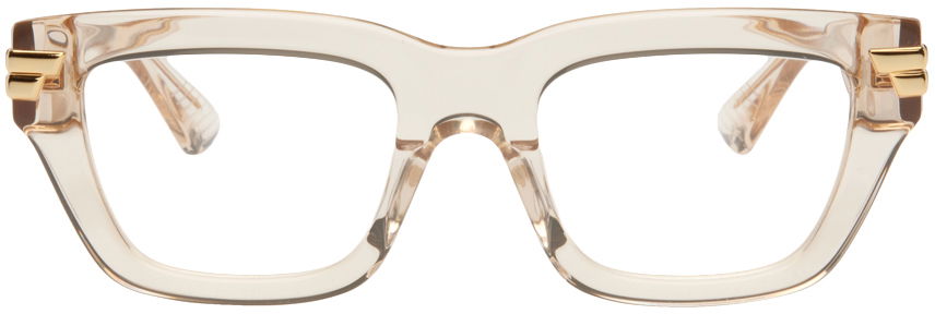 Slnečné okuliare Bottega Veneta Square Glasses Béžová | BV1190O, 0