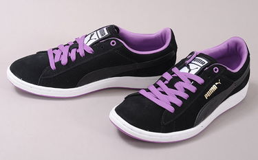 Tenisky a topánky Puma WMNS Supersuede Eco black / black / dewberry Čierna | 352635 12, 2