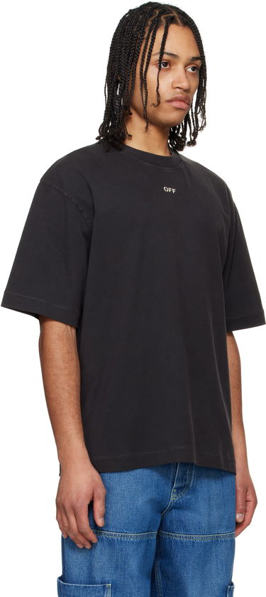 Tričko Off-White Off-White Martyrdom Arrow Skate Short Sleeve T-Shirt Čierna | OMAA120S25JER00I1361, 1