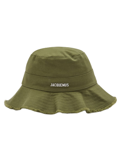 Klobúk Jacquemus Le Bob Artichaut Bucket Hat Zelené | 22H213AC002-5012-560