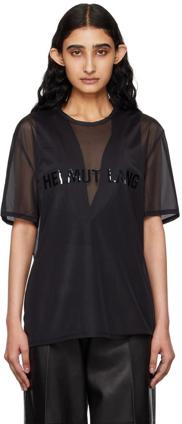 Tričko Helmut Lang Sheer T-Shirt by Čierna | O04HM501, 0