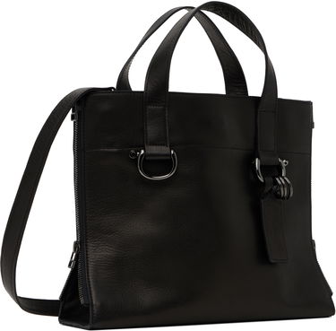 Tote bag Yohji Yamamoto Zipper Leather Shoulder Bag Čierna | DA-I80-796, 1
