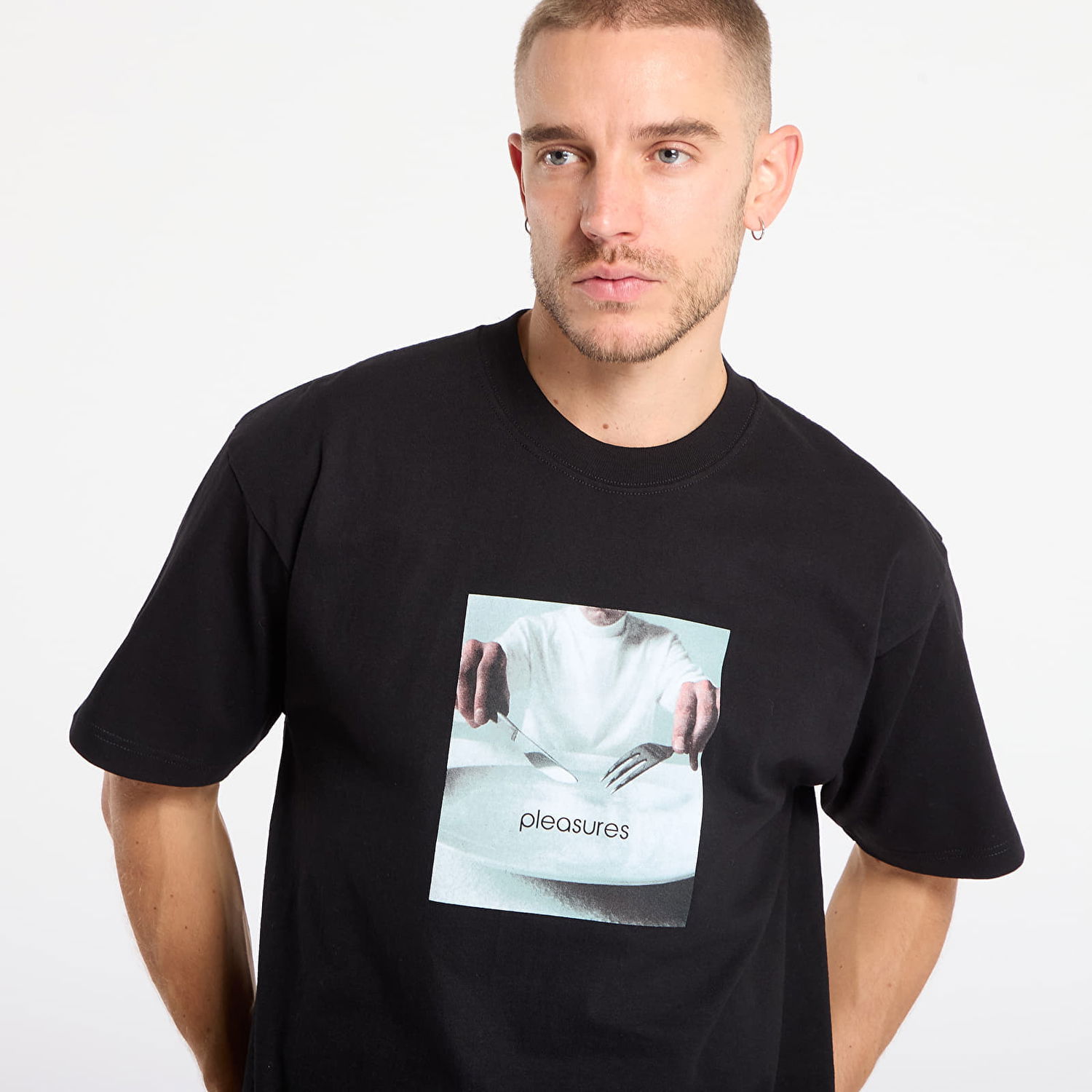Tričko Pleasures Breakfast T-Shirt Čierna | P25F087-BLACK, 1
