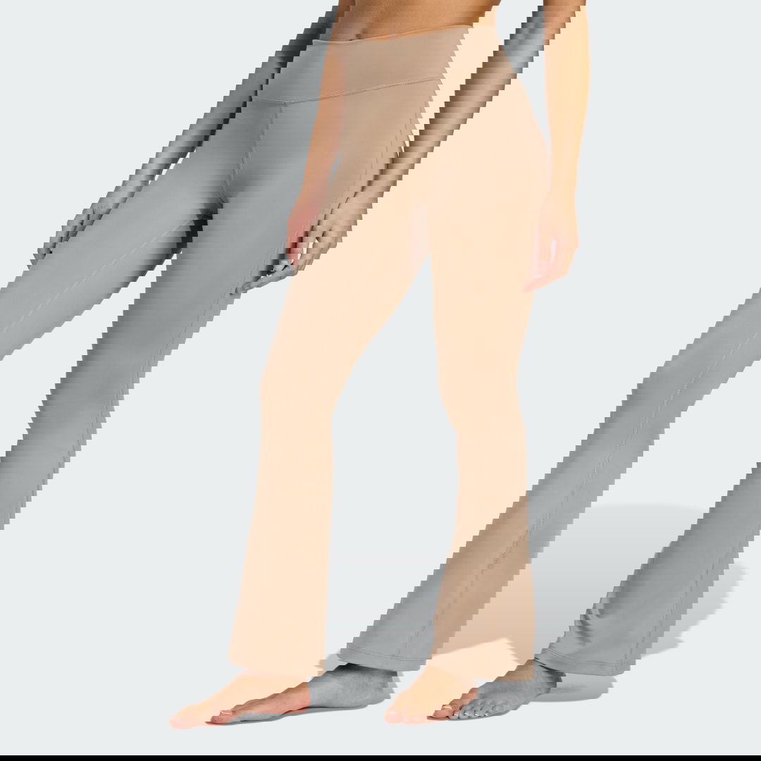 Legíny adidas Performance All Me Essentials Flare Leggings Béžová | JV7792, 0