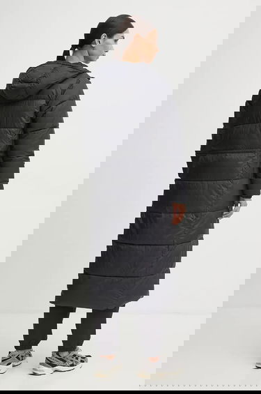 Prešívaná bunda Columbia Puffect Long Padded Hooded Jacket Čierna | 2088451, 2