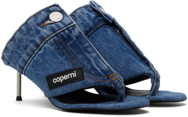 Tenisky a topánky Coperni Open Thong Heeled Sandals Modrá | COPSH51202, 3