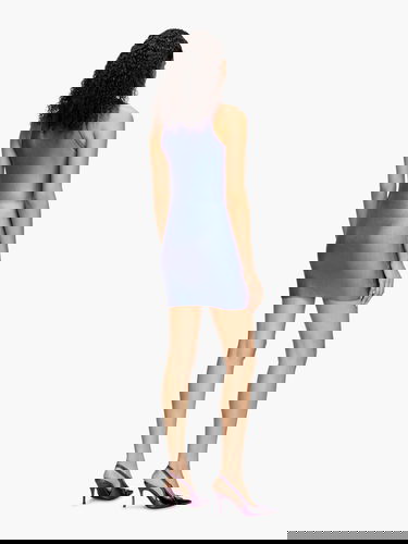 Šaty Diesel Diesel M-CADDIX Sleeveless Ribbed Mini Dress Modrá | A176940AKBS60P, 3