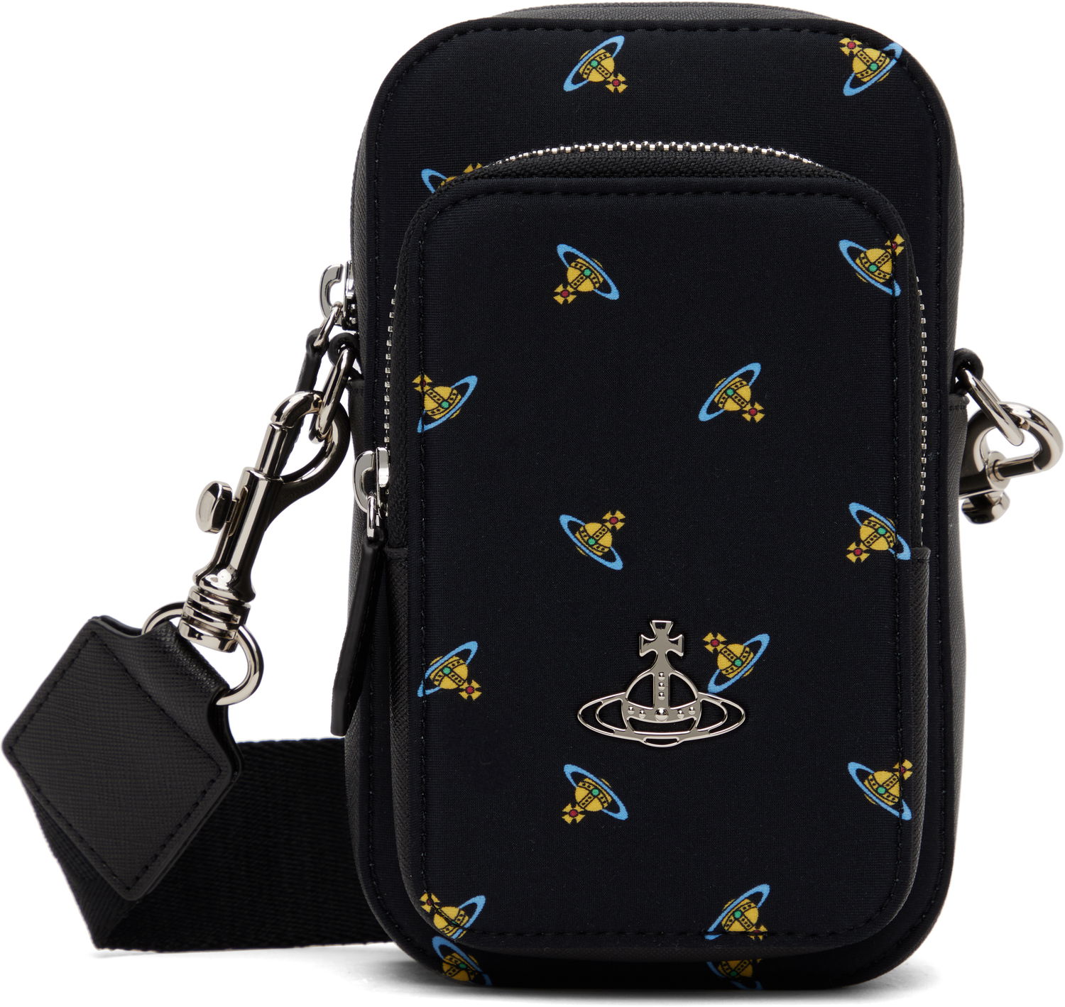 Taška cez rameno Vivienne Westwood Phone Crossbody Pouch Čierna | 58030002U-W00ZQ-, 0