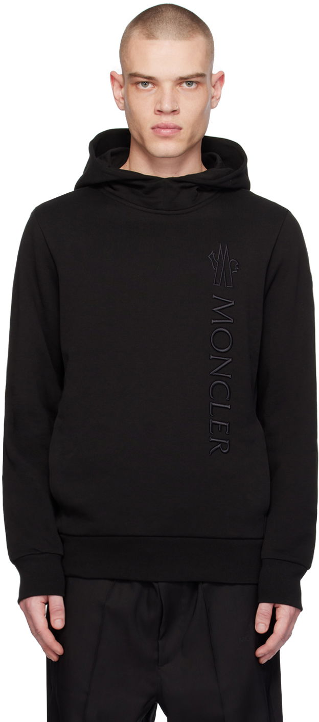 Mikina Moncler Embroidered Hoodie Čierna | J10918G0000589ADW, 0