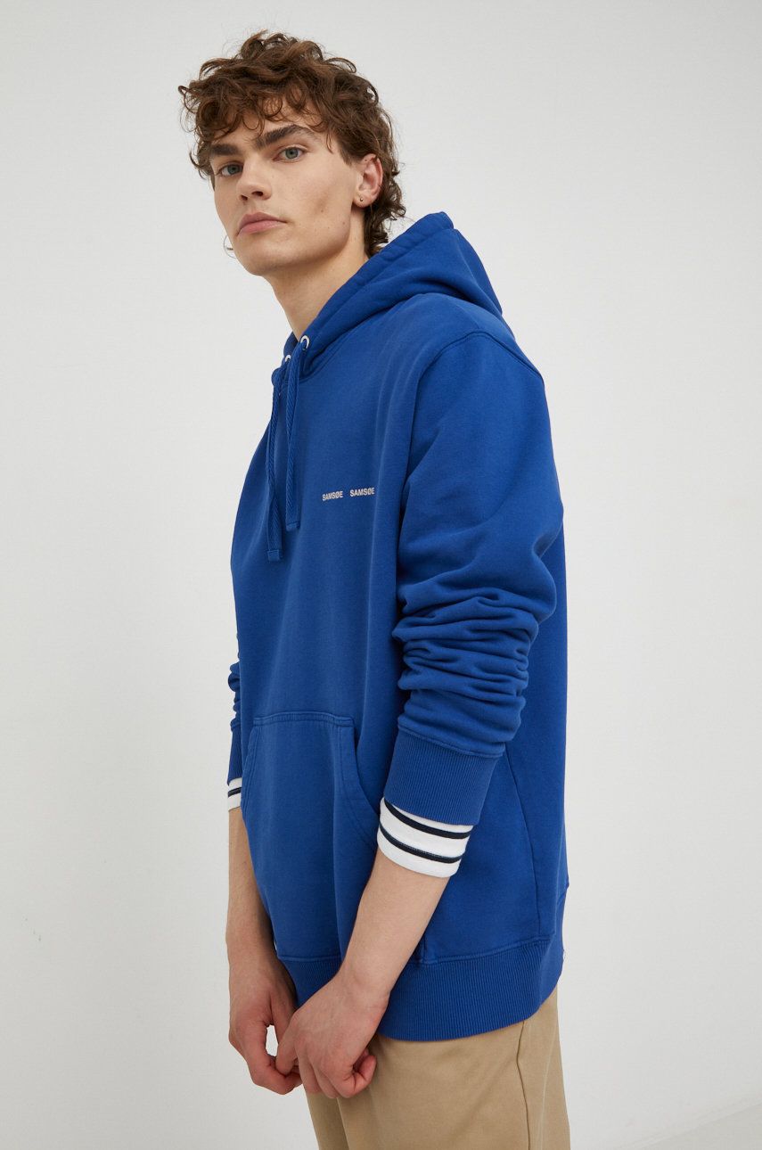 Mikina Samsoe Samsoe Norsbro Hoodie Navy | M00018104, 0