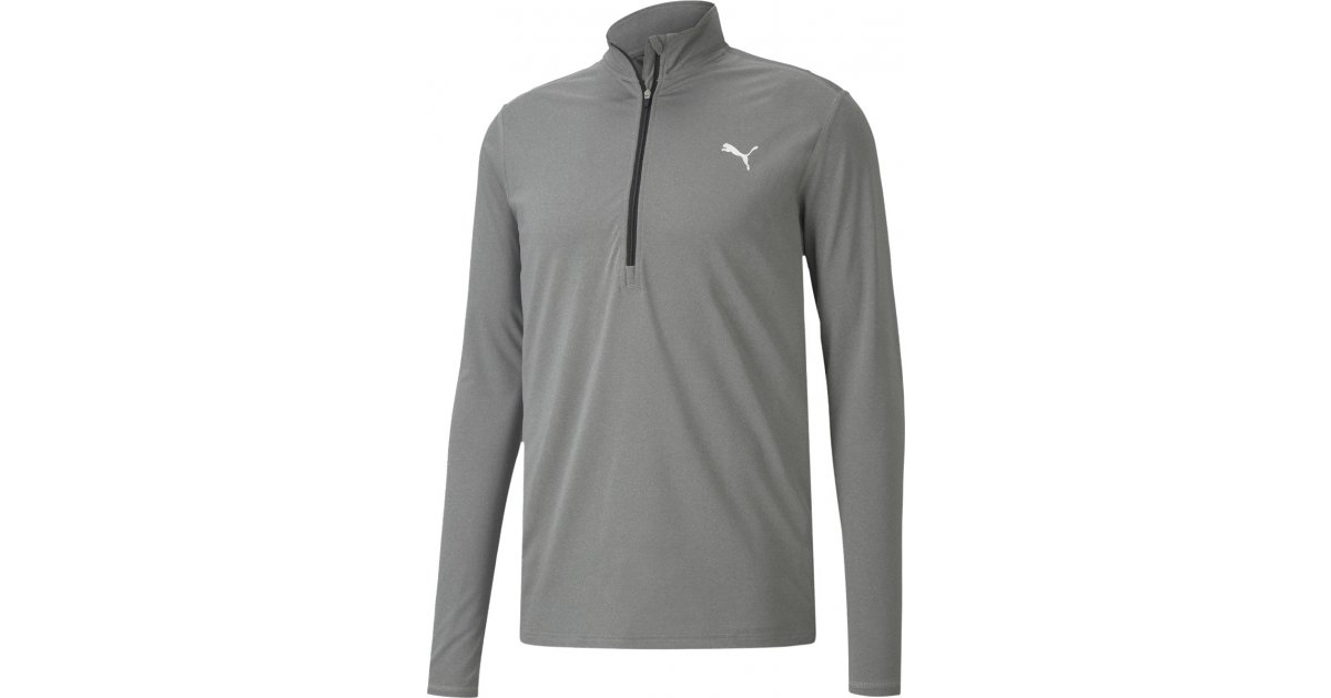 Mikina Puma Cross the Line Quarter-Zip Running Top Šedá | 519592-001, 1