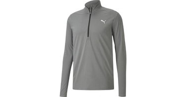 Mikina Puma Cross the Line Quarter-Zip Running Top Šedá | 519592-001, 1
