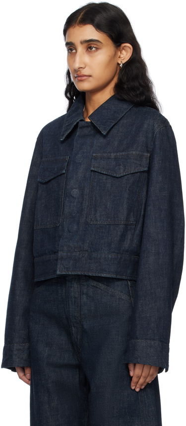 Bunda LEMAIRE Lemaire Two-Pocket Cropped Denim Jacket Modrá | OW1139 LD068, 3
