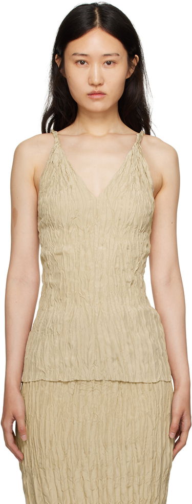 Šaty TOTEME TOTEME Crinkled Camisole Béžová | 233-5067-210, 0