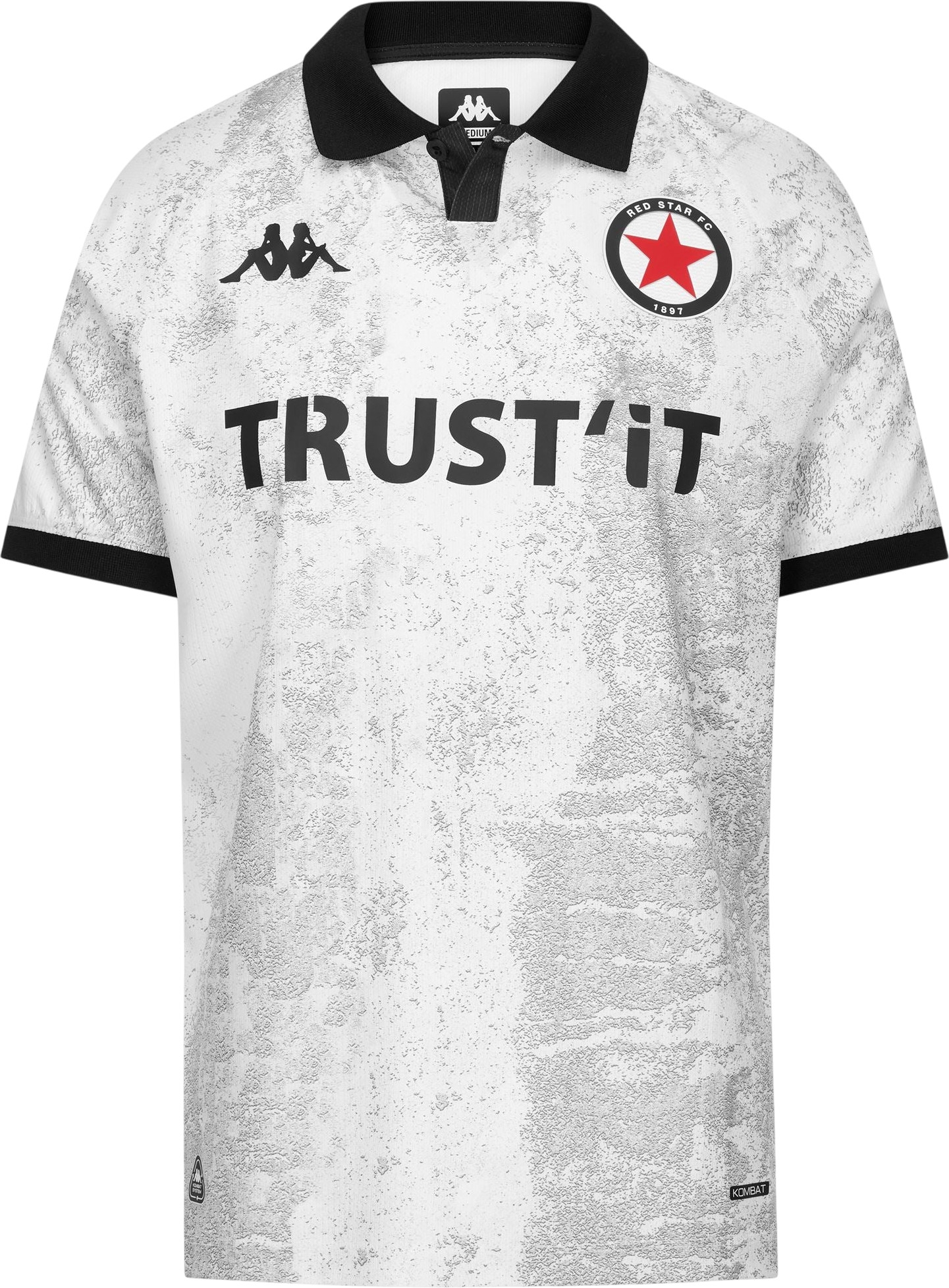 Dres Kappa Kappa Red Star FC Away Jersey 2025/26 Biela | 361y5ww-s0k, 0