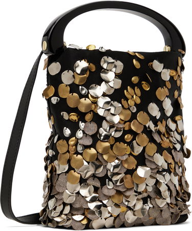 Kabelka Dries Van Noten Dries Van Noten Metallic Sequin Embellished Bag Čierna | 251-011522-696, 2