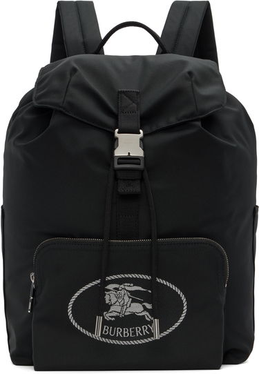 Batoh Burberry Orkney Flap Backpack Čierna | 8111314, 0