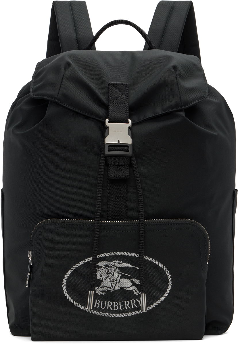 Batoh Burberry Orkney Flap Backpack Čierna | 8111314