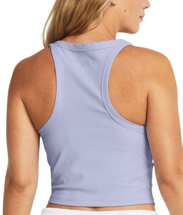 Tielko Under Armour Women's Ribbed Crop Tank Fialová | 1384008-539, 1