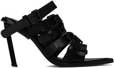 Doplnky Ann Demeulemeester Ann Demeulemeester Nel Heeled Buckle Strap Mules Čierna | 2401-W-H10-LT049-099, 0