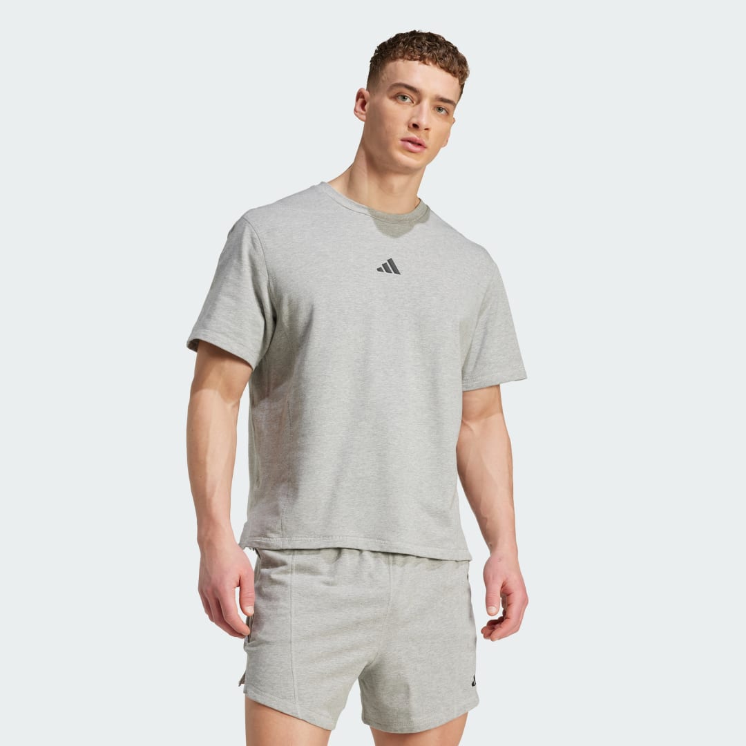 Tričko adidas Performance D4T X T-Shirt Šedá | KB6967, 0