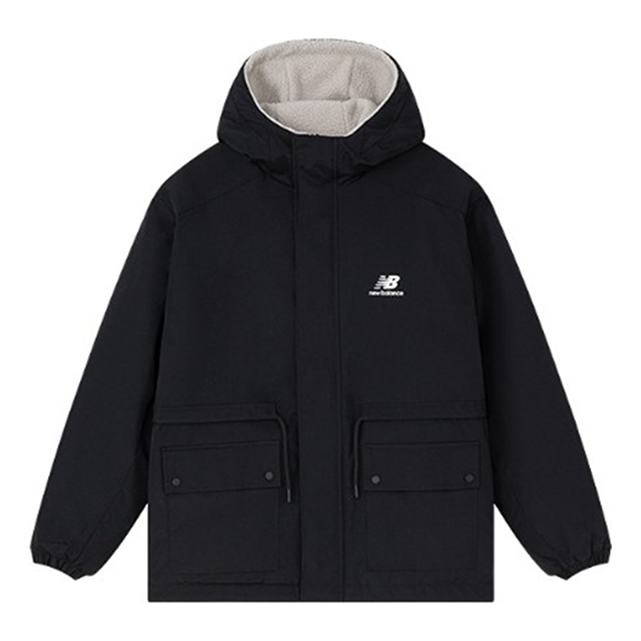 Parka New Balance Logo Print Woven Jacket Čierna | AMJ31303-BK