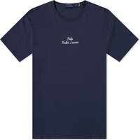 Tričko Polo by Ralph Lauren Chain Stitch Logo T-Shirt Navy | 710936585003, 1