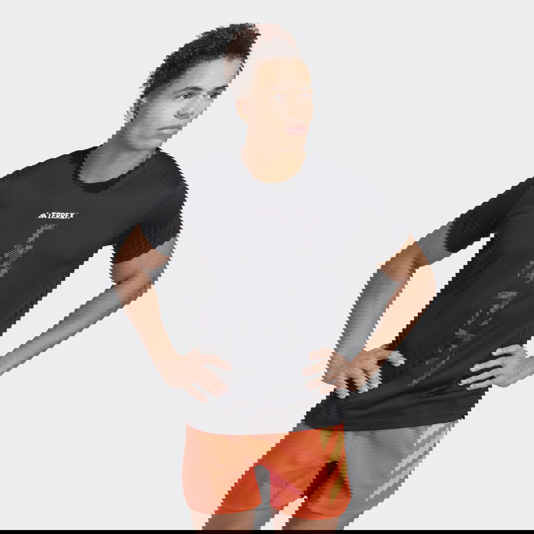 Tričko adidas Performance Terrex Agravic Trail Running Čierna | HT9441, 0